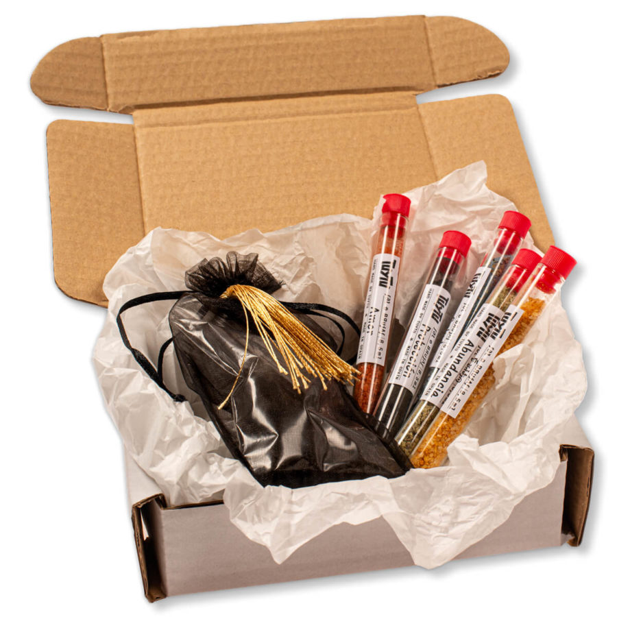 Sal de Brujas TUYTU kit envase en caja de cartón para regalo